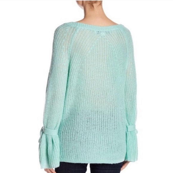 NWOT Project Naadam turquo sweater size Medium - Picture 2 of 7